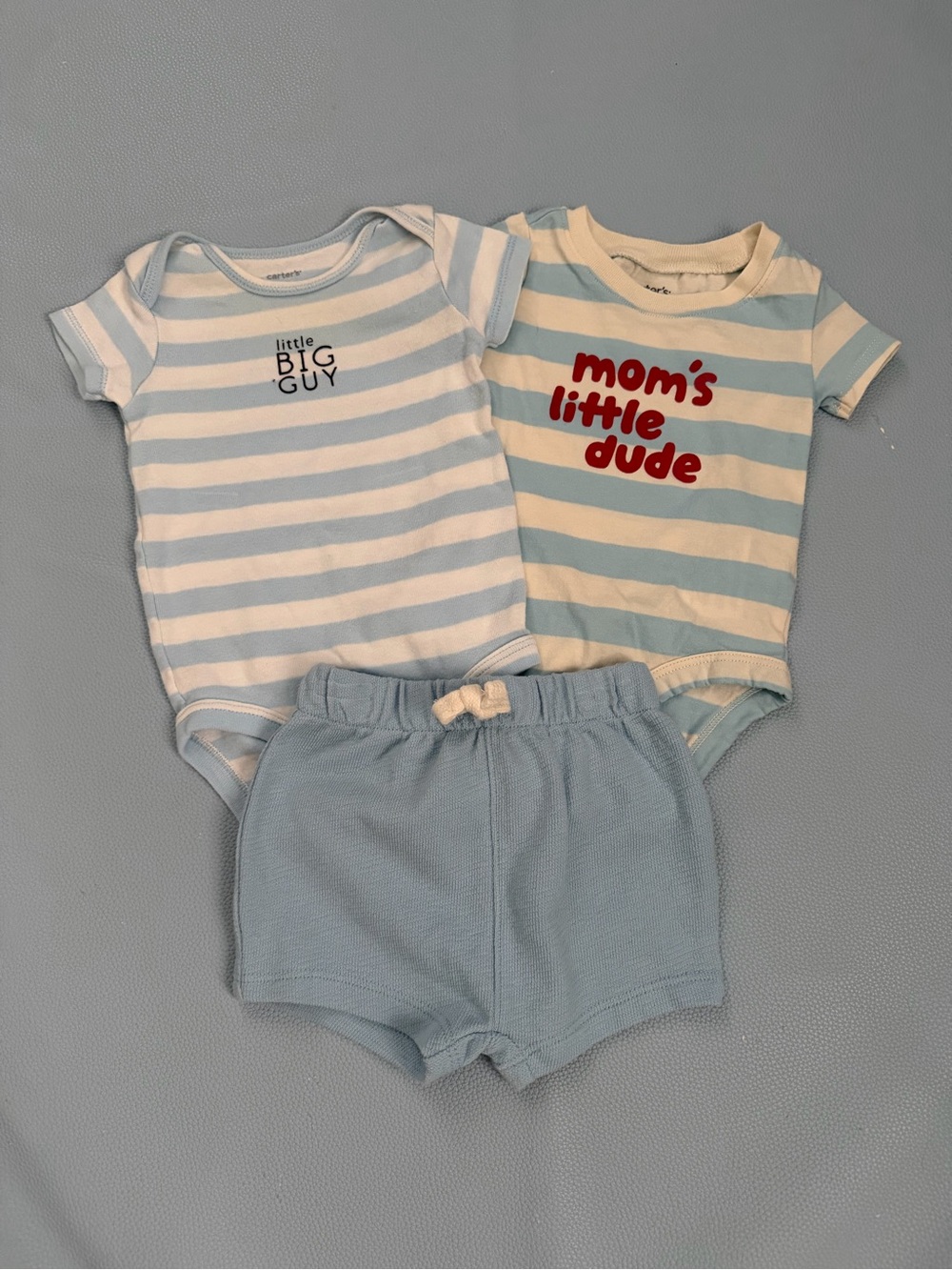 Carter's Baby Boy Bodysuit & Shorts Set- Size 3 Months